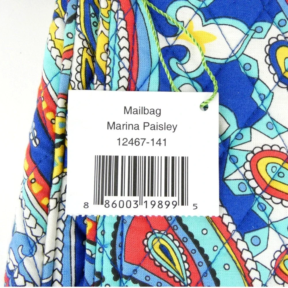 Vera Bradley Marina Paisley Mailbag Hipster NWT